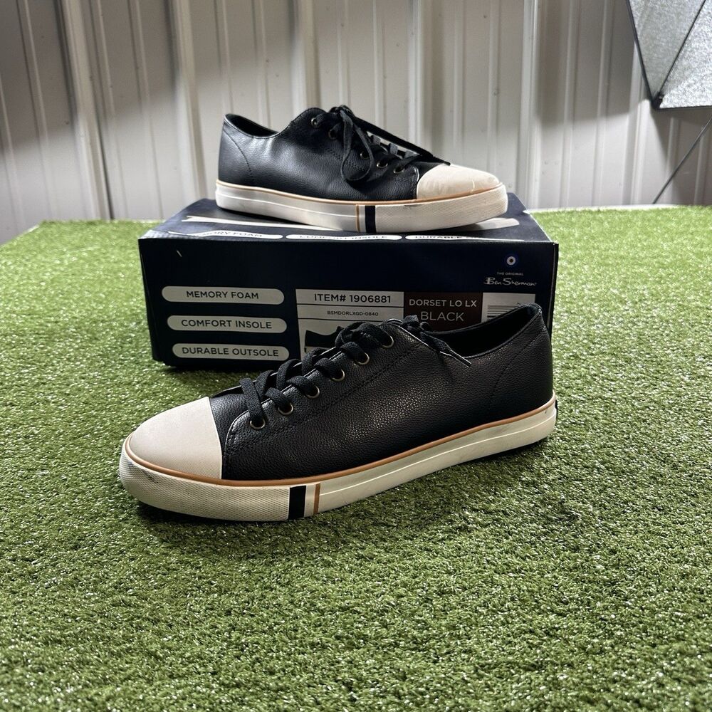 Ben Sherman Dorset Lo LX Men's Size 11 Black Low Top Sneakers